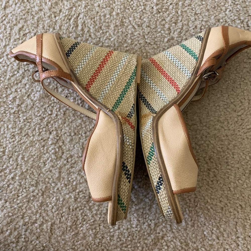 Lela Rose Wedge Sandals size 8.5